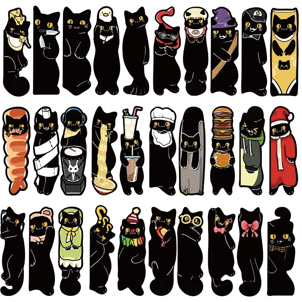 

Закладки с черным котом