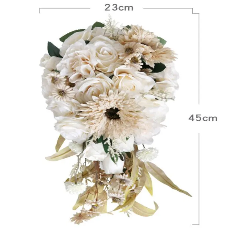 Свадебные каскадные водопады в виде бабочки орхидеи капли воды стильная