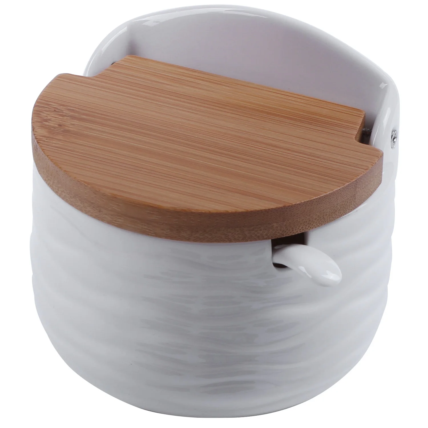 Sugar Bowl, Ceramic Sugar Bowl with Sugar Spoon and Bamboo Lid for Home and Kitchen - Modern Design, White, 8.58 FL OZ (254 ML)
Sugar Bowl, Ceramic Sugar Bowl with Sugar Spoon and Bamboo Lid for Home and Kitchen - Modern Design, White, 8.58 FL OZ (254 ML)