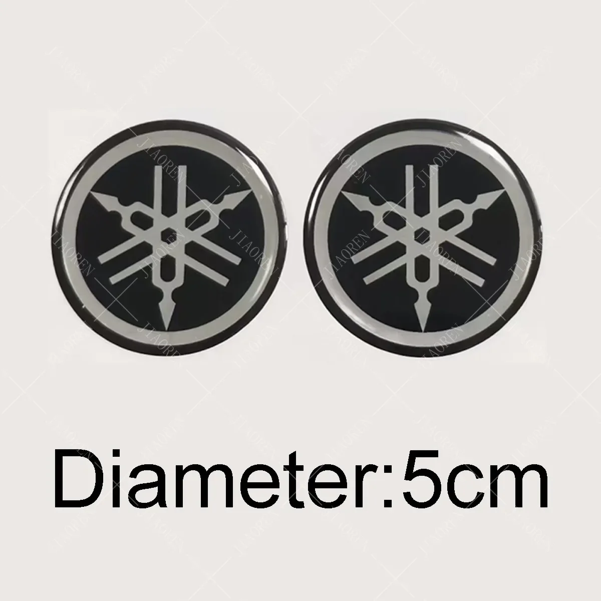 

3D яркий серебристый цвет для наклейки Yamaha, логотип мотоцикла, эмблема, наклейка на бак