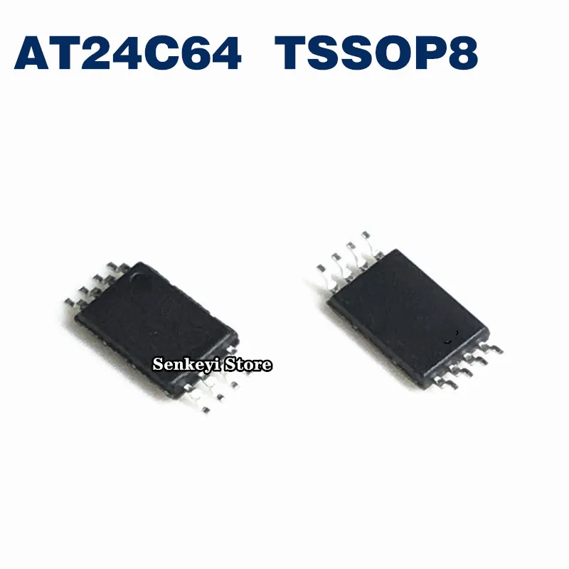 

New original AT24C64 K24C64 10TU 10TI-2.7 SMD TSSOP8 ultra-thin 24C64A