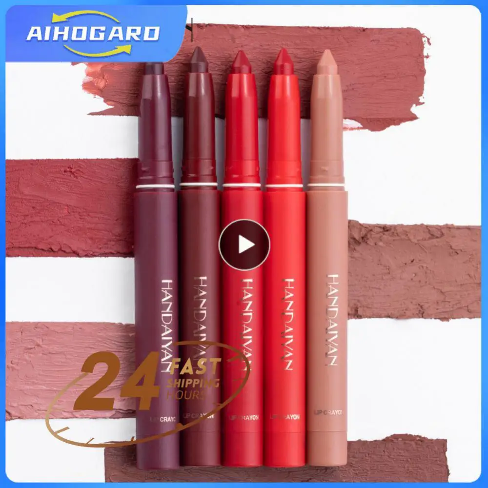 

1~8PCS Lip Liner Lip Liner Contour Cosmetic Lipstick Pen 12 Colors Matte Solid Lip Gloss Lip Pigments Makeup For Women Lipliner