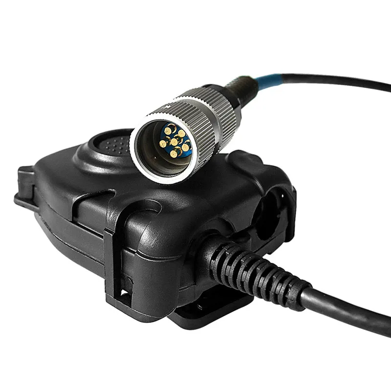 peltor ptt 6 Pin TAC SKY 6 Pin PTT adapter for PELTOR PRC-152 PRC-148 AN/PRC-152 AN/PR C-148 comtac earmuff headset civilian use