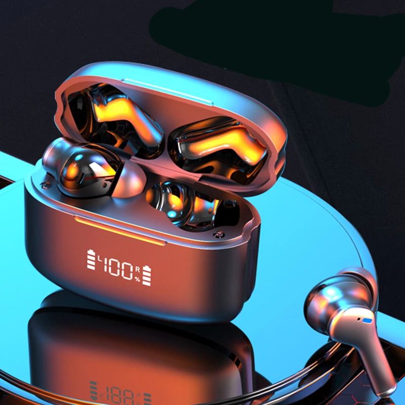 

Беспроводные Bluetooth-наушники M48, TWS BT5.1 Hi-Fi стереогарнитура с микрофоном, сенсорный водонепроницаемый класс: IPX6 спортивные наушники со светоди...