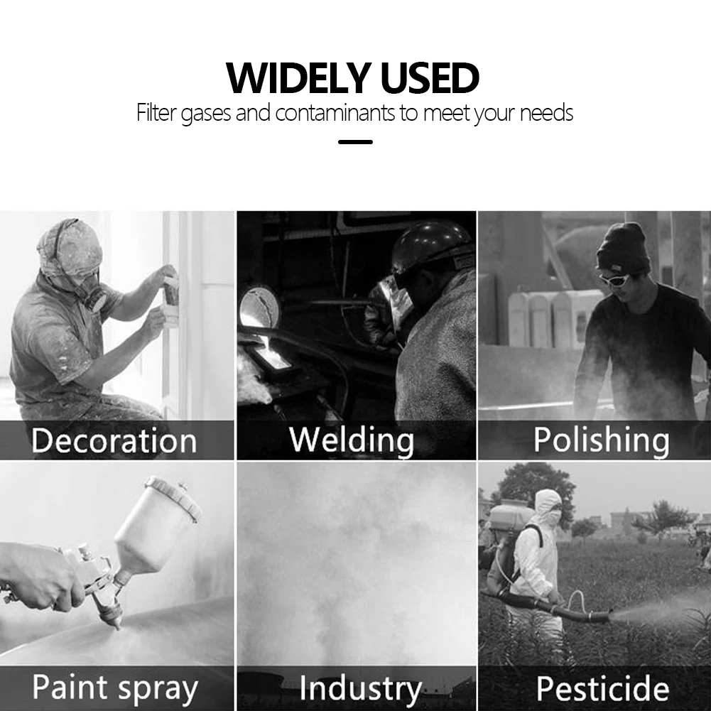 Маска-респиратор на все лицо 7 в 1 Пылезащитная