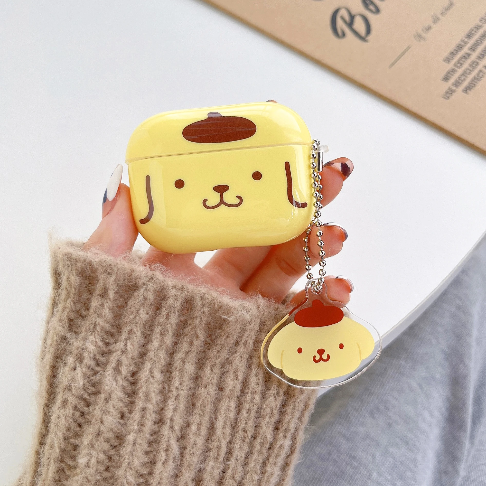 Мягкие IMD наушники чехол для Apple AirPods 1/2 3 - й Pro Sanrio Pochacco PomPomPurin обложка защитный
