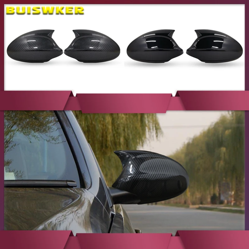 

Сменная Крышка для бокового зеркала заднего вида, крышка для BMW E90 E91 E92 E93 E81 E87 E82 E88 3 1 серии M, аксессуары, блеск из углеродного волокна