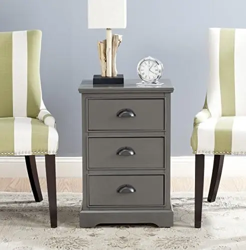 

Collection Griffin Grey 3 Drawer Side Table