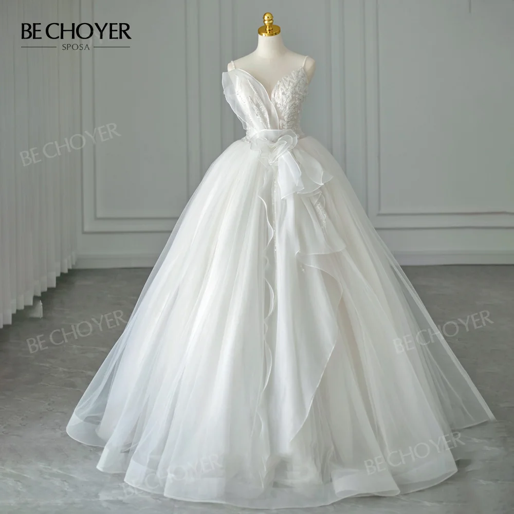 

Свадебное платье с бисером, ТРАПЕЦИЕВИДНОЕ ПЛАТЬЕ невесты без рукавов, модель 2023 года, платье принцессы со шлейфом, модель B303