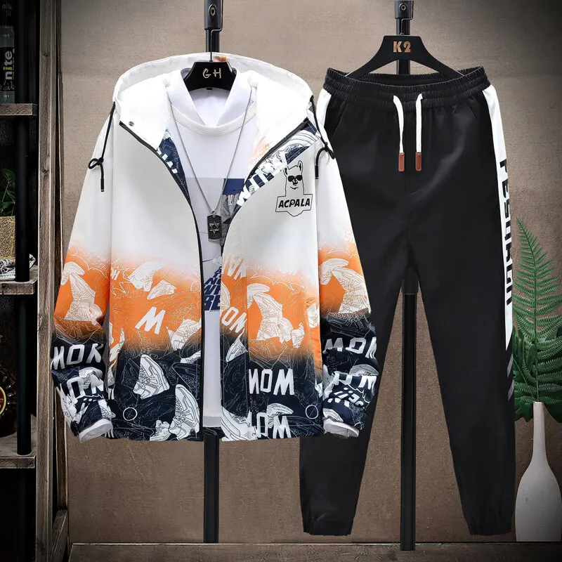 

2022Spring New Men's Anorak Jacket Casual Sports SuitXZ313B-1TZ206-P95