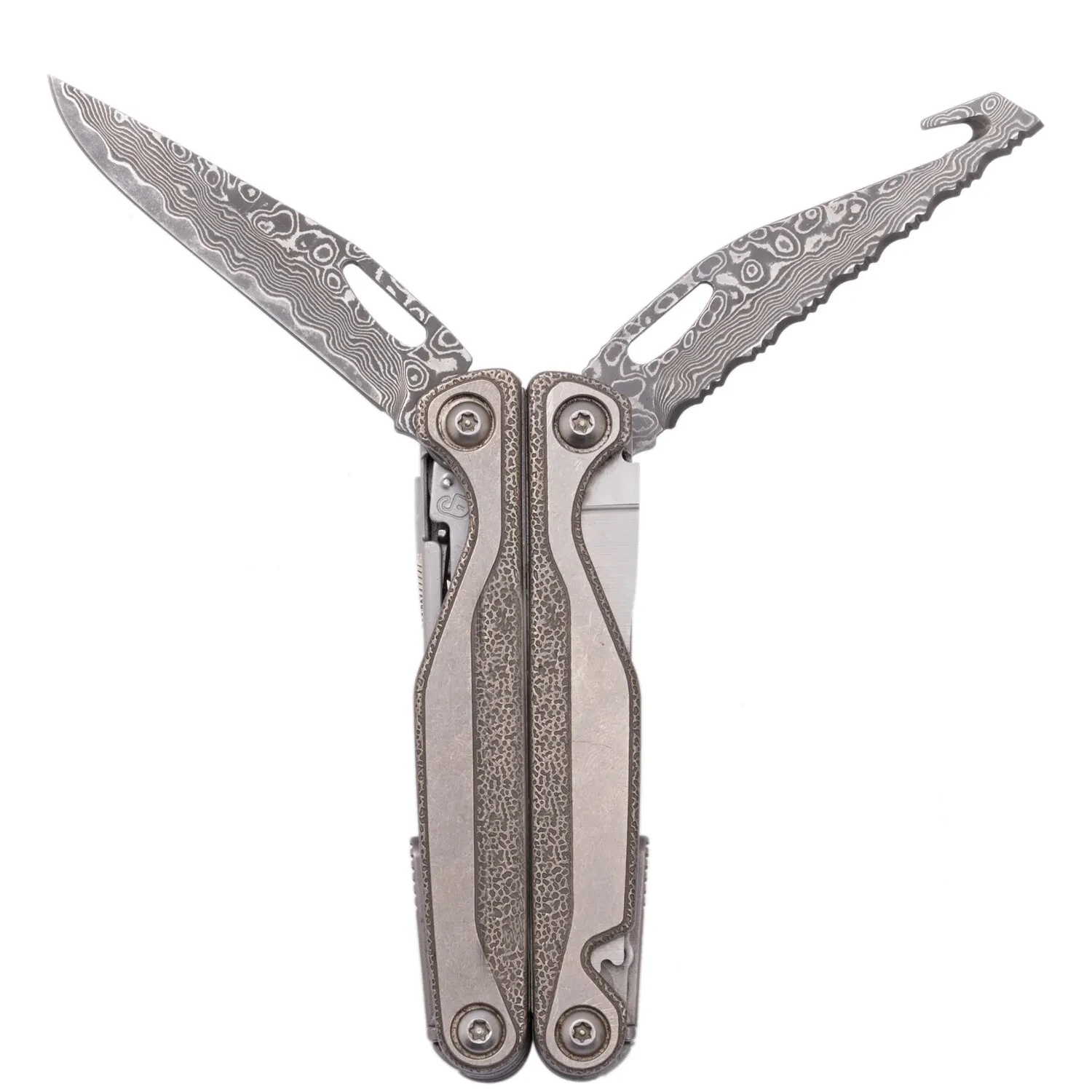 

Нож из дамасской стали VG10 для Leatherman TTI Wave Signal