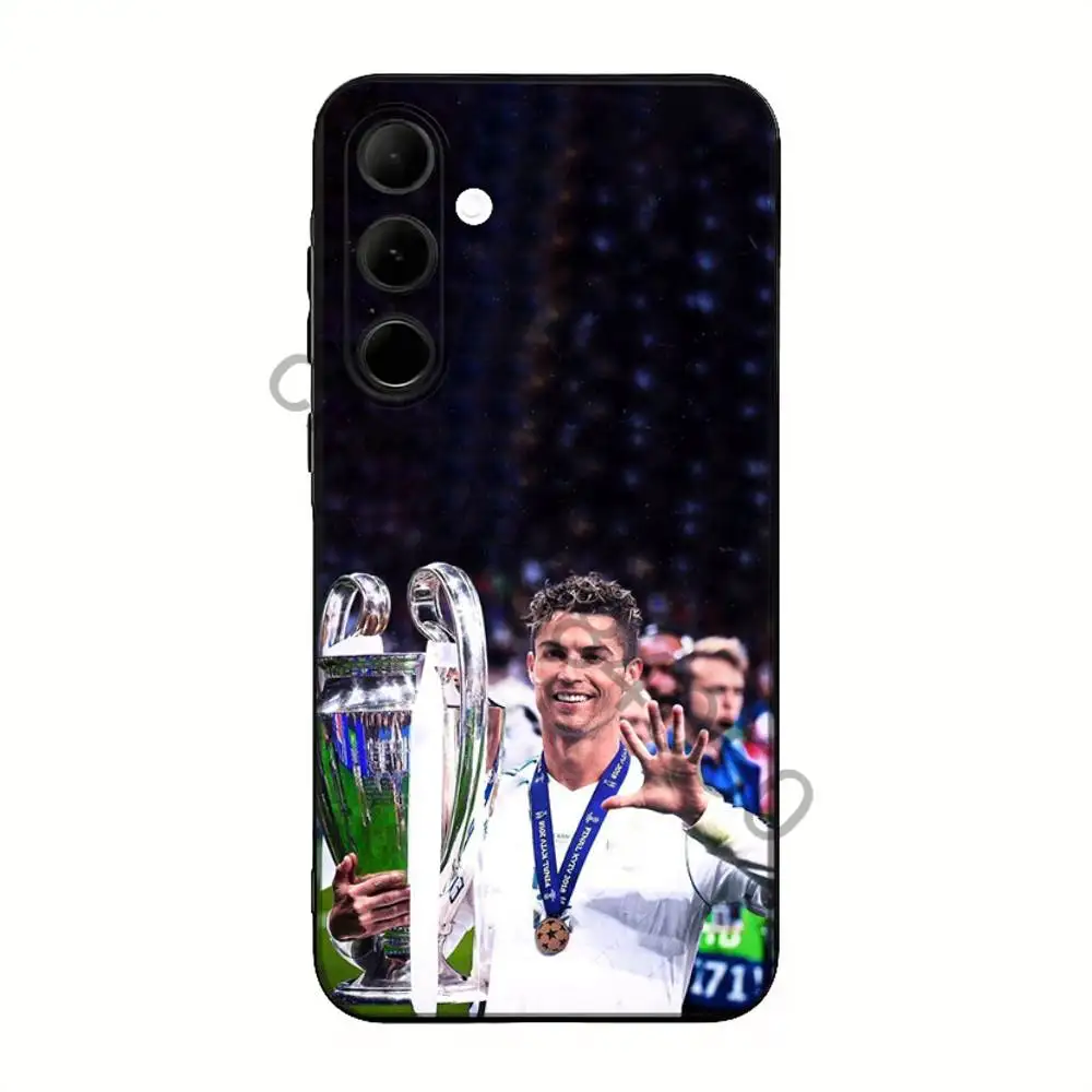 Фото Чехол для телефона Football R-RoNalDo-ES CR7 для Samsung Galaxy S21 22 23 Ultra Plus S24 25 26 FE Lite, защитный чехол из ТПУ №5