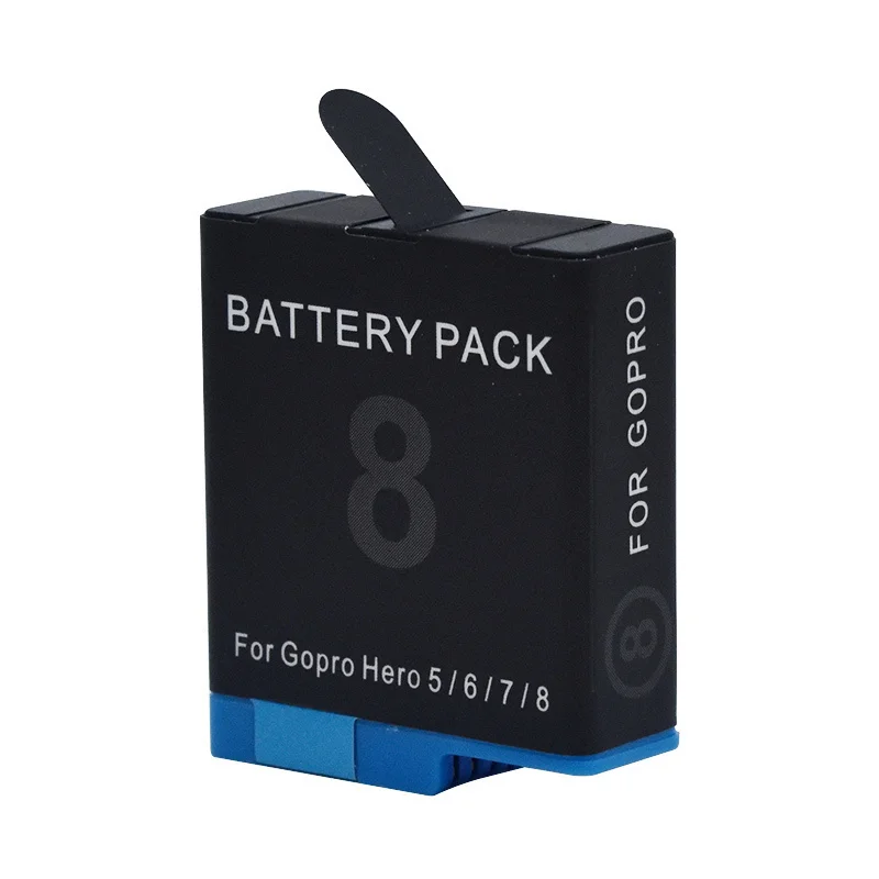 Фото Аккумулятор 3.85V 1800mAh для GoPro Hero7 Hero6 Hero5 Hero8, черный, для Gopro 8 7 6 5, аксессуары AHDBT801, зарядное устройство №2