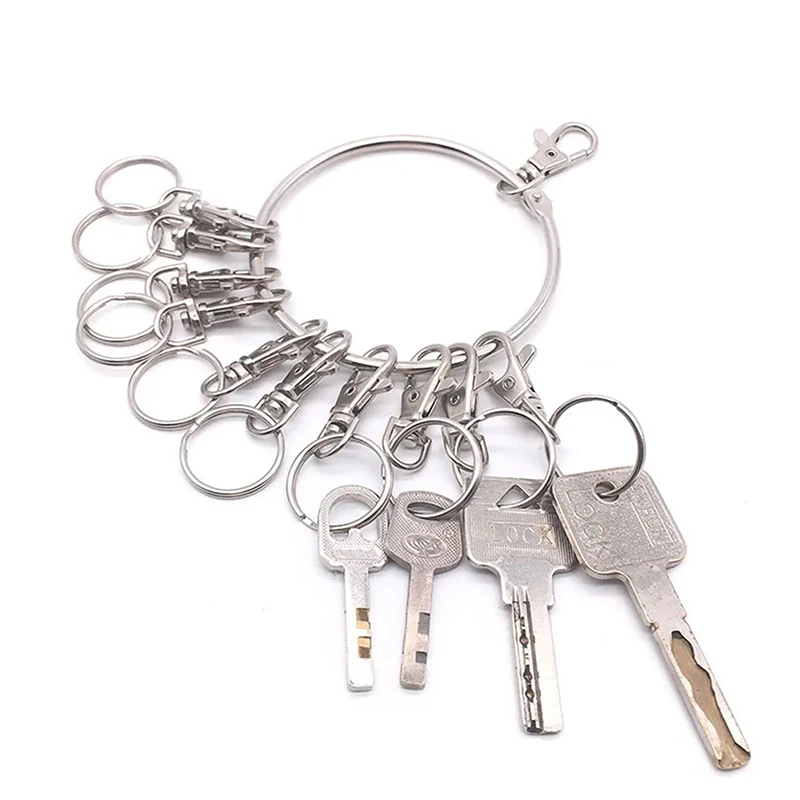 Брелок для ключей с кольцом-подвеской креативный брелок несколькими утолщенными