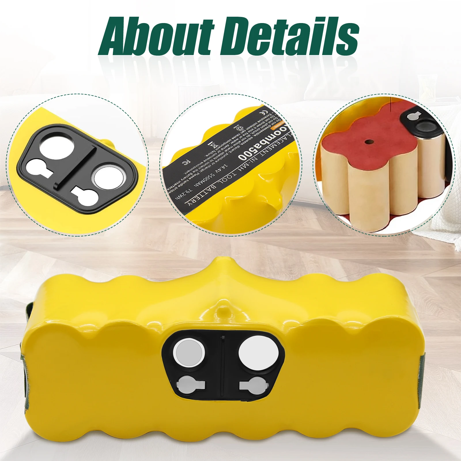 Аккумулятор для iRobot Roomba 14 4 В 5800 мАч 500 600 700 800 900 Series 620 650 770 780 580