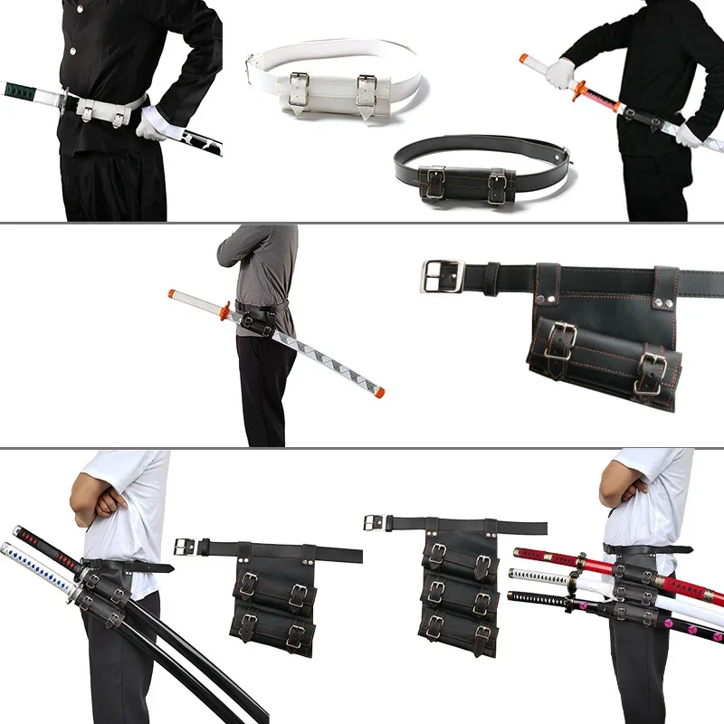 Косплей Аниме Katanas меч фиксированная искусственная стропа шнурок ножной
