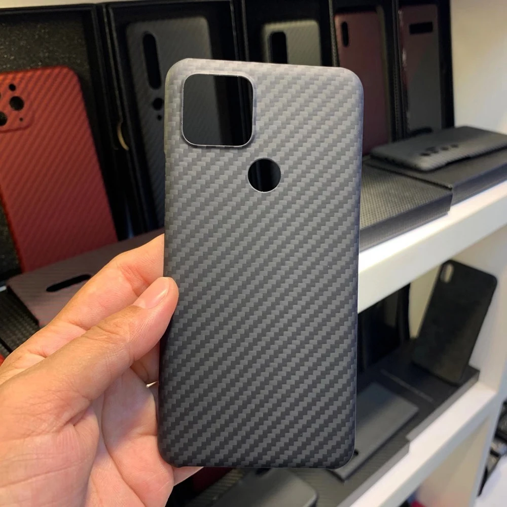 Dropshipping Real Aramid Fiber Genuine Carbon Fiber Bumper For Google Pixel 5 5G Phone Protecitve Google Pixel 5 5G CASE Cover