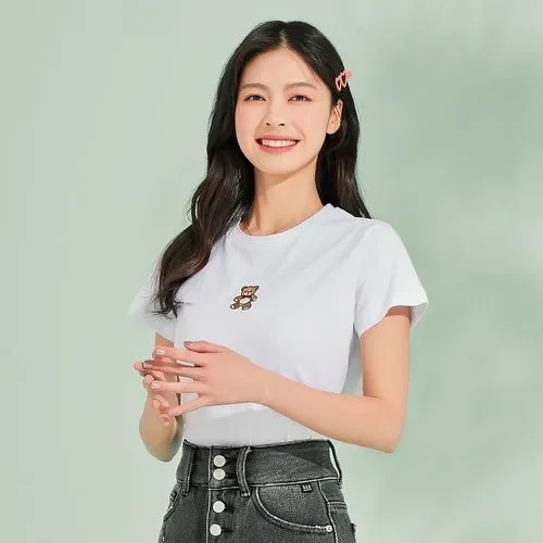 

Clothes 2022 Fashion Cotton pink T Shirt Ladies Tee Women Shirt Fashion