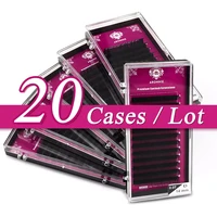 20pcscase abonnie classic volume lash trays indiviual lashes 20mm lash extension d curl tray