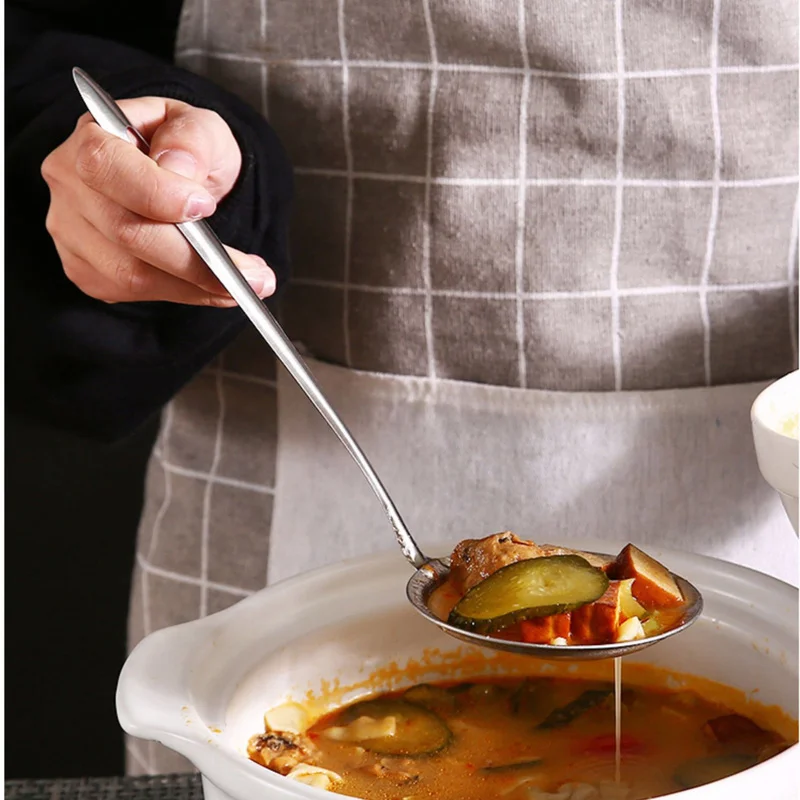 Кухонная многофункциональная ложка с фильтром из нержавеющей стали тонкая сетка
