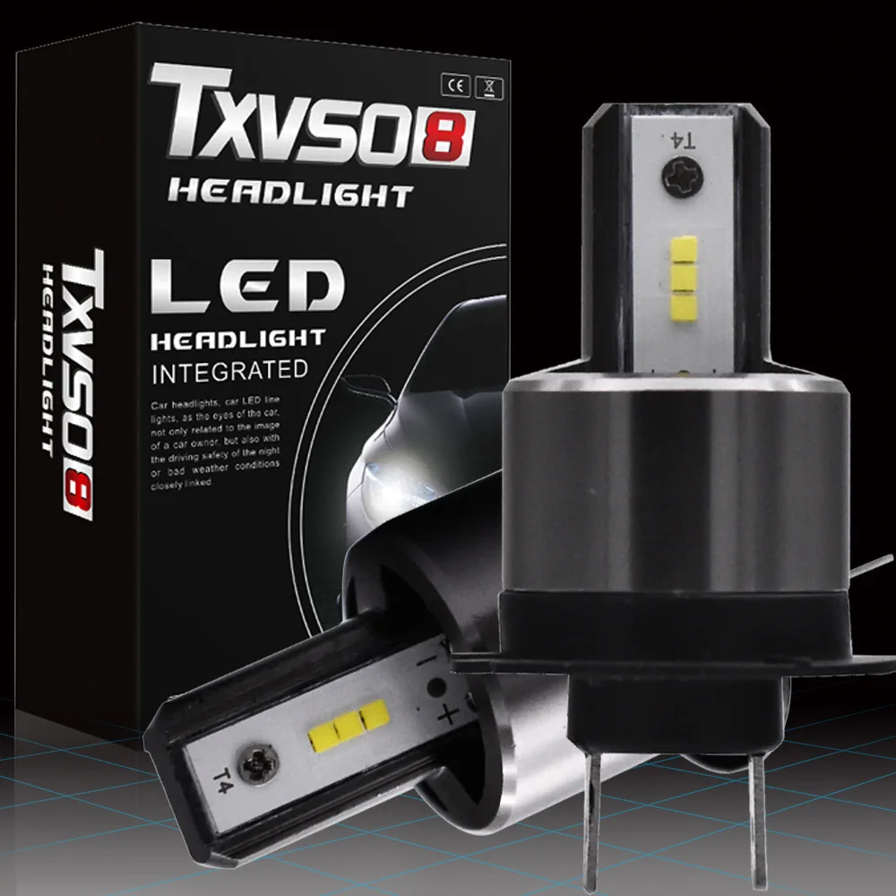 

Ultra-Bright LED Headlights with 26000LM, 6000K, H7 Bulbs - Set of 2