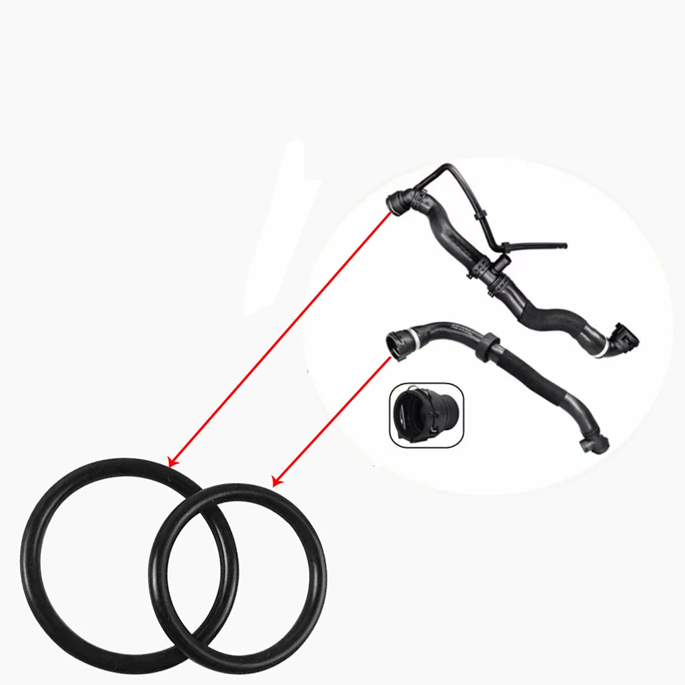 Верхнее и нижнее уплотнительное кольцо для соединения водопроводной трубы Audi A6L