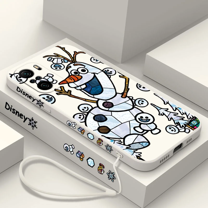 

Frozen Anna Elsa Princess Phone Case For Xiaomi Redmi Note 12 12Pro 11 11S 11T 10S 10 9S 9T Pro Plus 5G Liquid Left Rope