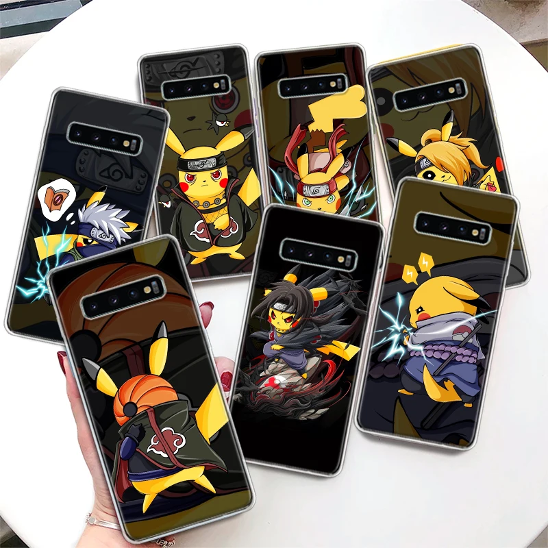 

Naruto Pokemon Pikachu Coque Phone Case For Samsung Galaxy Note 20 Ultra 10 Plus 9 8 M12 M21 M30S M31 M32 M51 M52 J4 J6 + J8 Cov