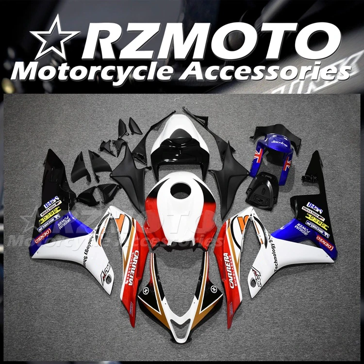 

4Gifts New ABS Motorcycle Full Fairings Kit Fit for HONDA CBR600RR F5 2007 2008 07 08 Bodywork Set Custom