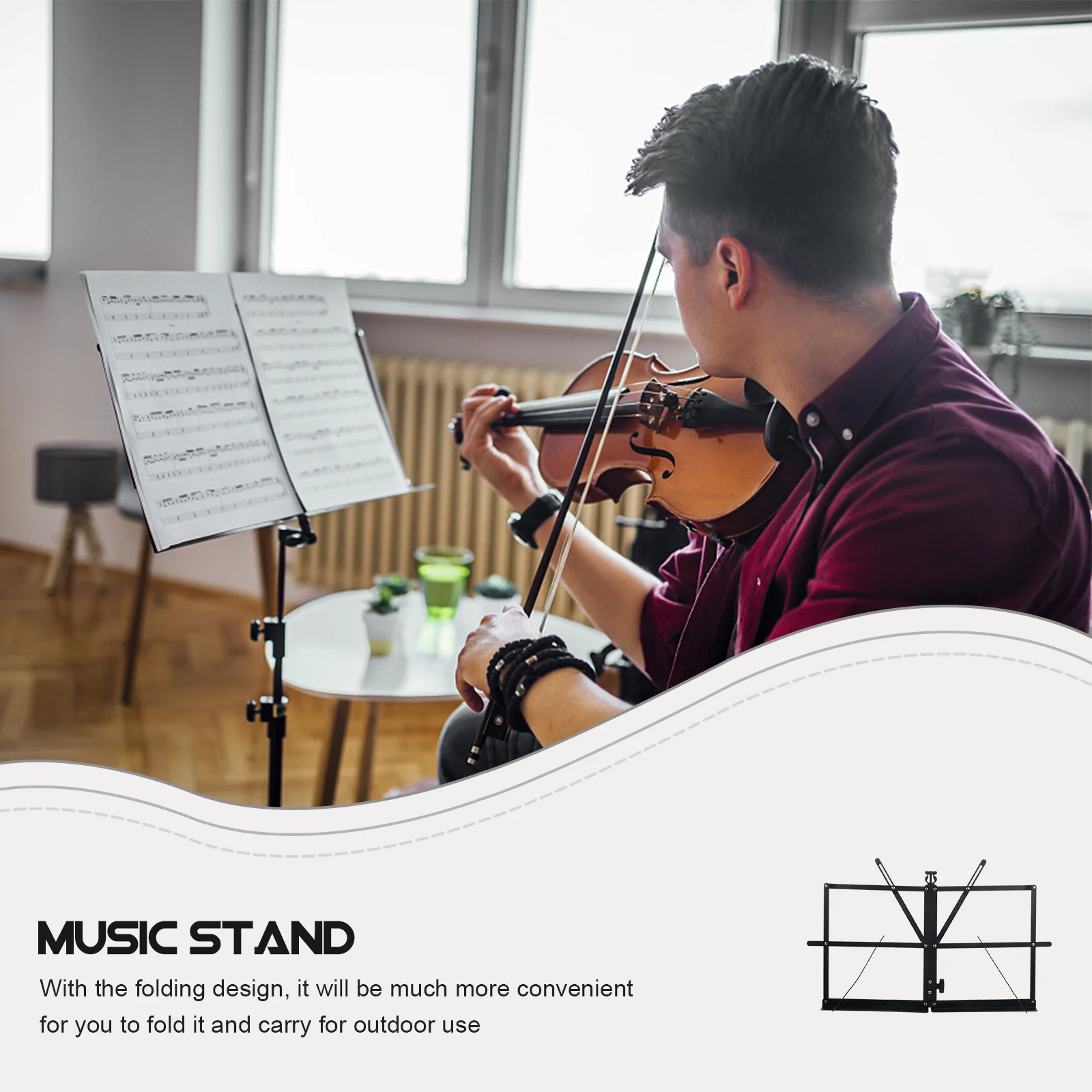 Пюпитр для планшета подставка книг отдыха регулируемый железный держатель нот