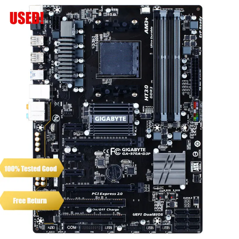 Оригинальная Материнская плата Gigabyte GA 970A D3P разъем AM3/AM3 + DDR3 платы 32 Гб 970 десктопная материнская плата