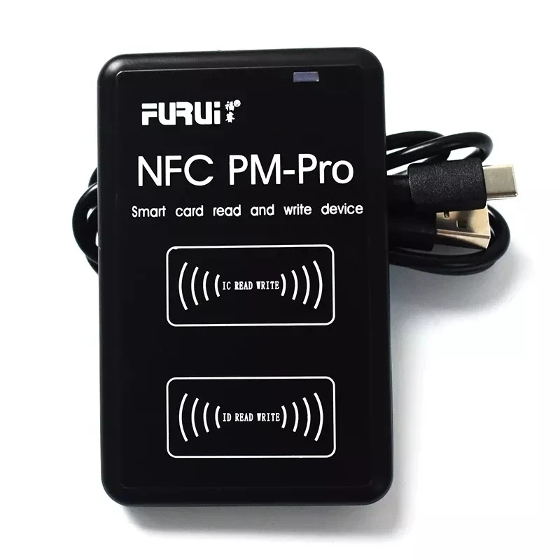 

New NFC Pro RFID Smart Chip Copier IC/ID Key Reader T5577 Badge Card Writer 13.56Mhz 125Khz S50 Token Decoding Clone Duplicator