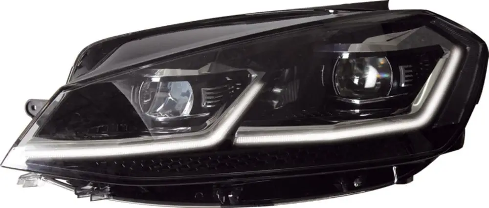

apply toHigh quality car light head light lamp assembly car front light for2018year golf 7.5 halogen upgrade BI-XENON headlight