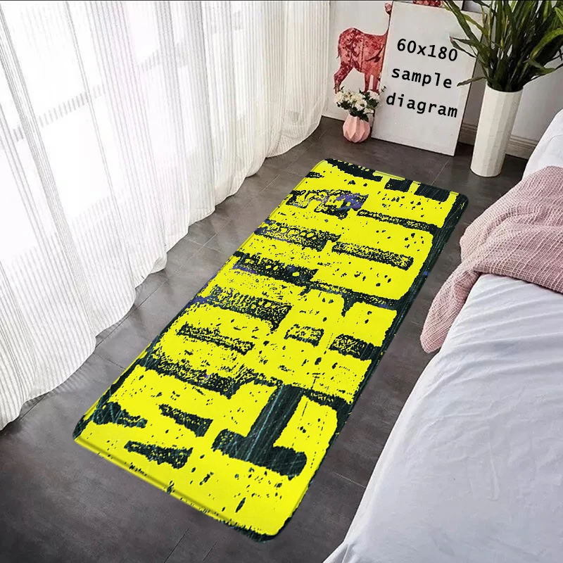 Декоративный фланелевой коврик M-motley smafoot для входной двери гостиной балкона