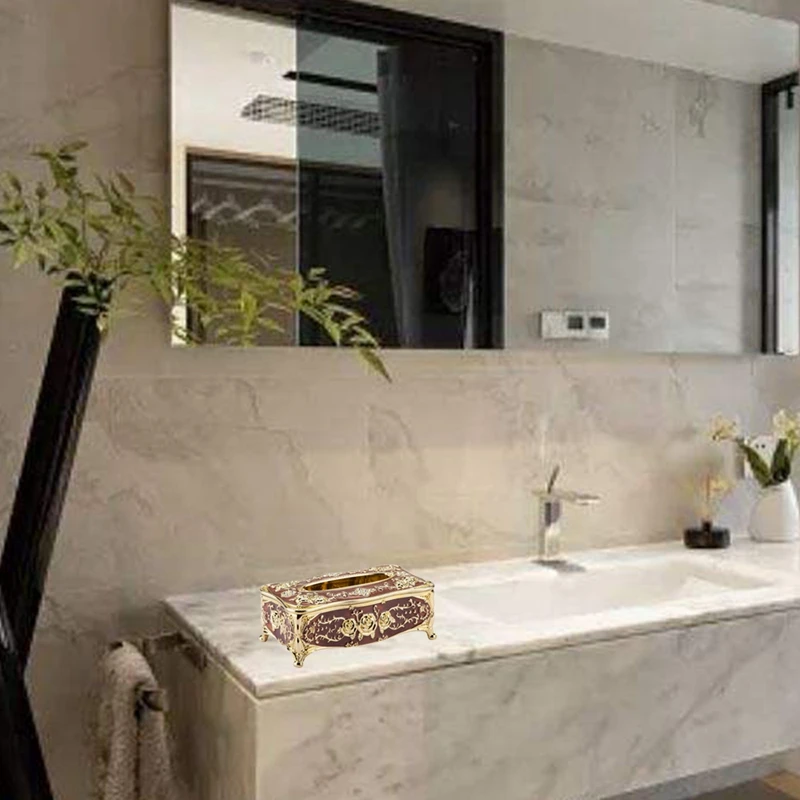 Роскошная коробка для салфеток в европейском стиле универсальный держатель