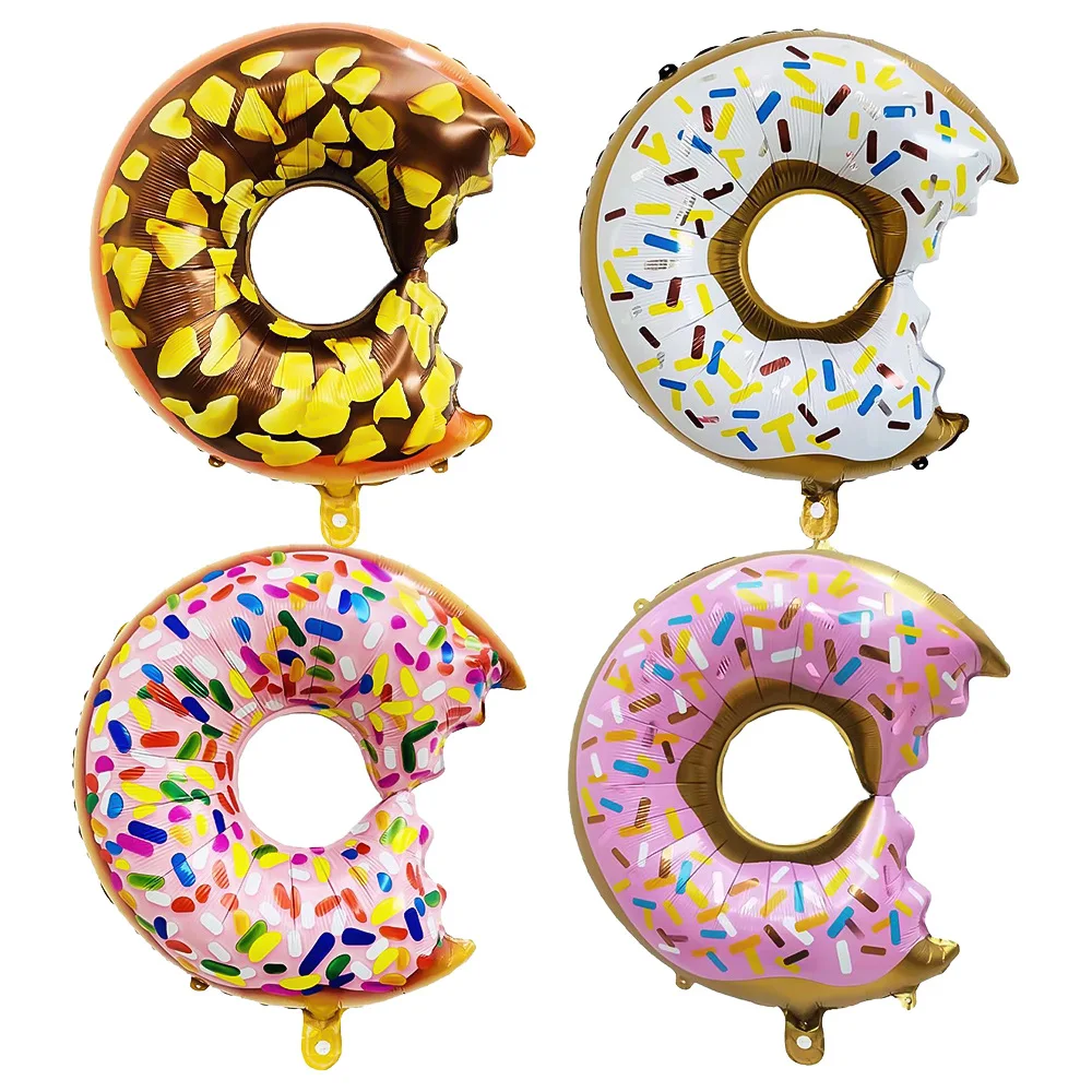 

Large Colorful Donut Balloon Popcorn Toy Pineapple Aluminum Foil Balloons Birthday Party Decoration Baby Shower Christmas Globos