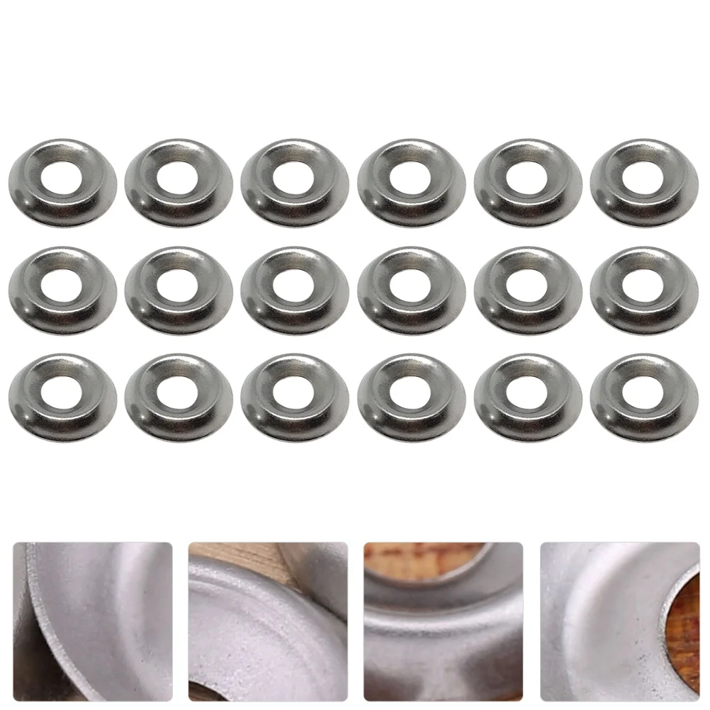 

Stainless Steel Washer Sturdy Screw Washers Replacement Gaskets Polished Bolt Fisheye-shaped Corrosion-resistant