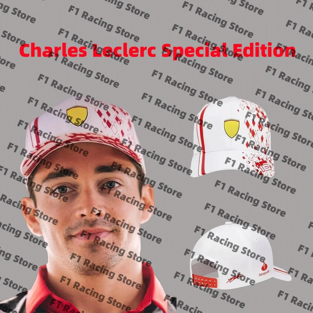 

Scuderia 2023 Team F1 Charles Leclerc Special Edition Monaco GP Cap Formula One Accessories For Men and Women Cap