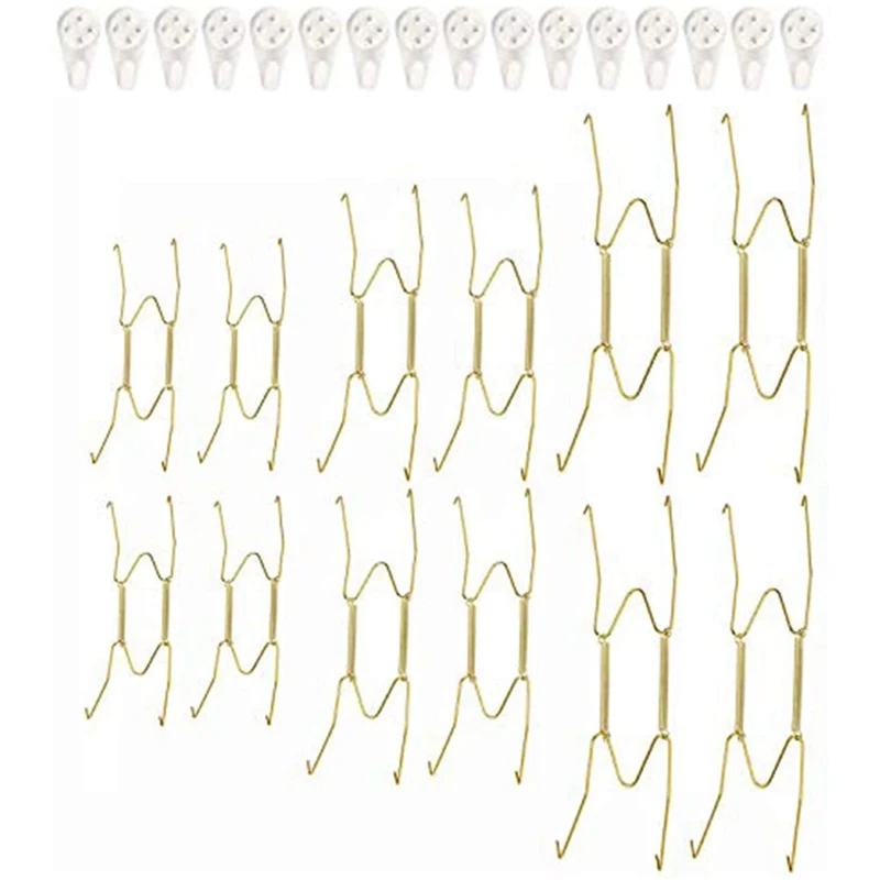 

Plate Hangers,8 10 12 Inch Wall Plate Hangers for 7.5 to 12.5 Inch Decorative Plates,Antique Plates and Arts Decorative
