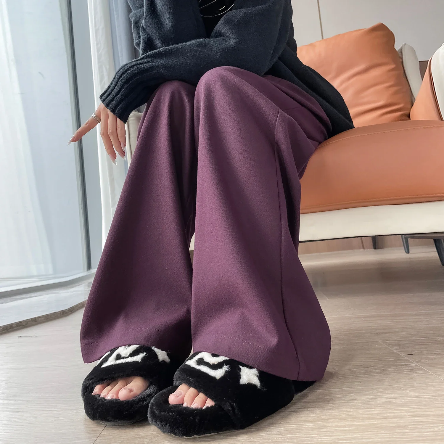 Женский шерстяной костюм винтаж красный