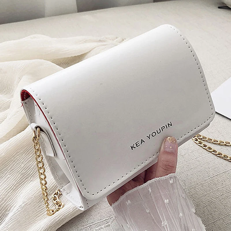 

Women Bag Simple Shoulder Bag Chain Bags Female Messenger Bag Small Square Bag sac Mobile Phone Bag