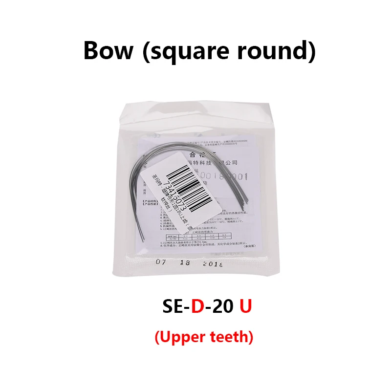 Стоматология Ортодонтические нити Суперэластичный нитинол круглый (диаметр)