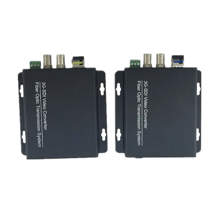 3G SDI to Fiber digital 1080P 1 CH Video converter single mode 20KM mini 3g sdi fiber