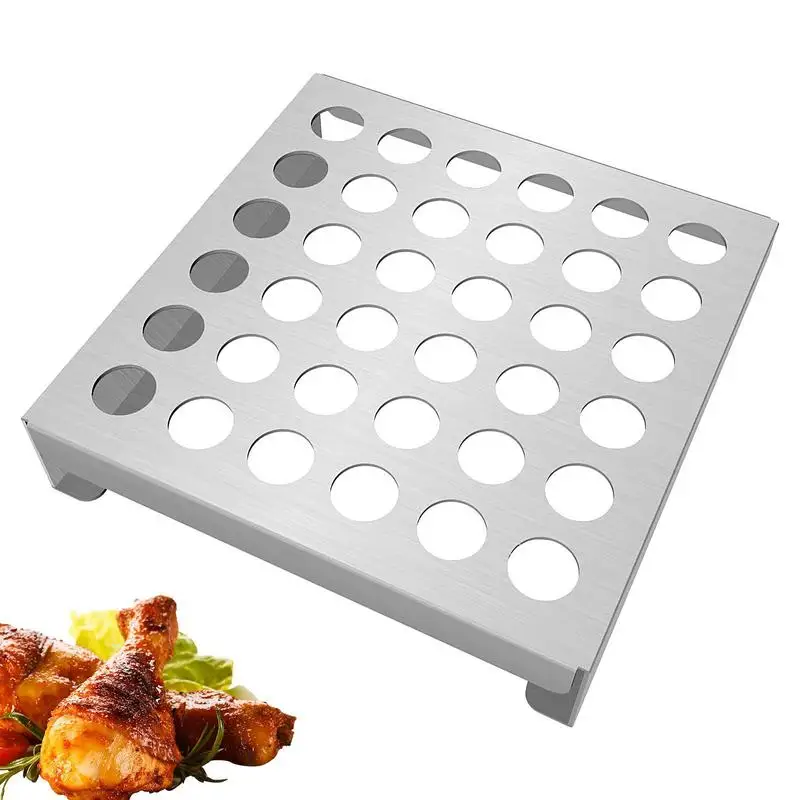 

Jalapeno Grill Rack Barbecue 36 Hole Non-stick Stainless Steel Chili Pepper Roasting Rack For Cook Chili Chicken Legs Wings