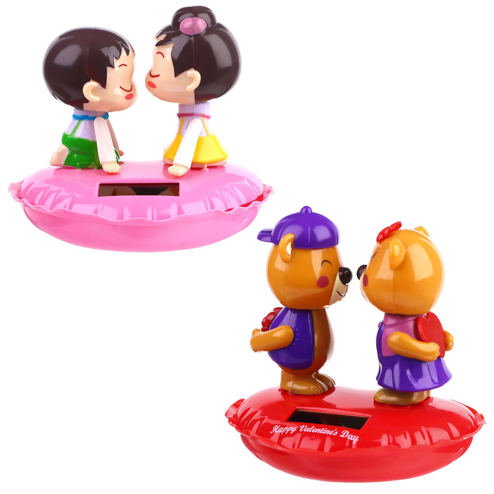 

Valentine's Day Solar Powered Dancing Toys Car Shaking Head Dancer Toys Gift