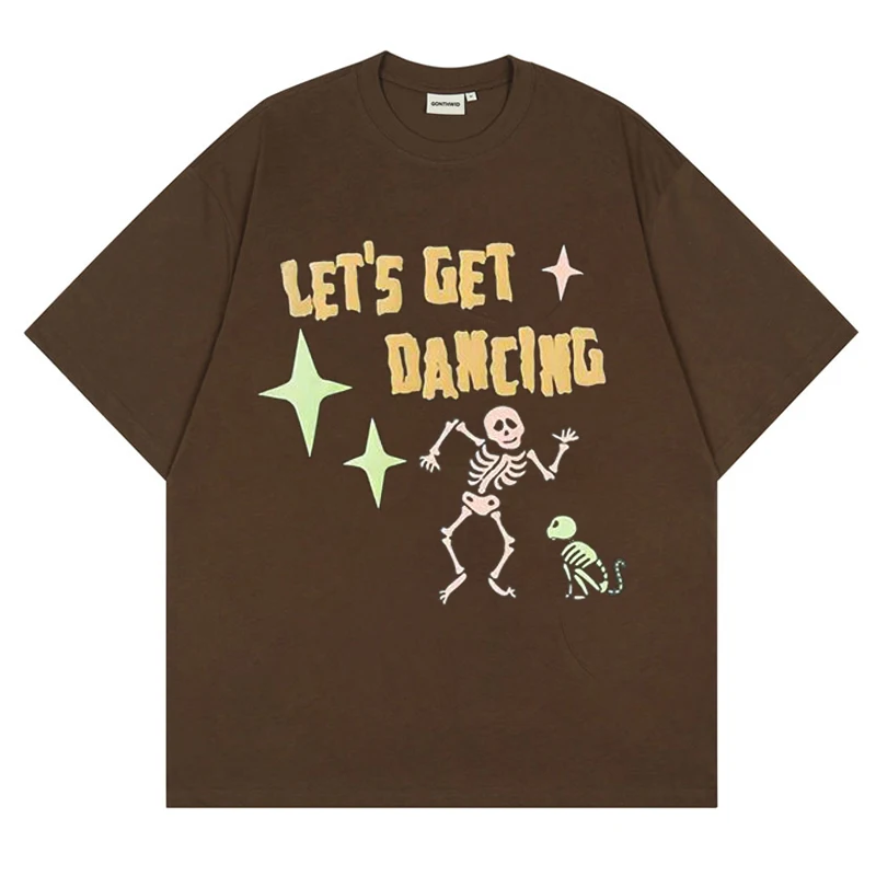 

Футболки в стиле хип-хоп, уличная трендовая рубашка с буквенным принтом планеты, хлопковые повседневные топы с коротким рукавом в стиле панк Харадзюку, модная одежда для женщин, блузка