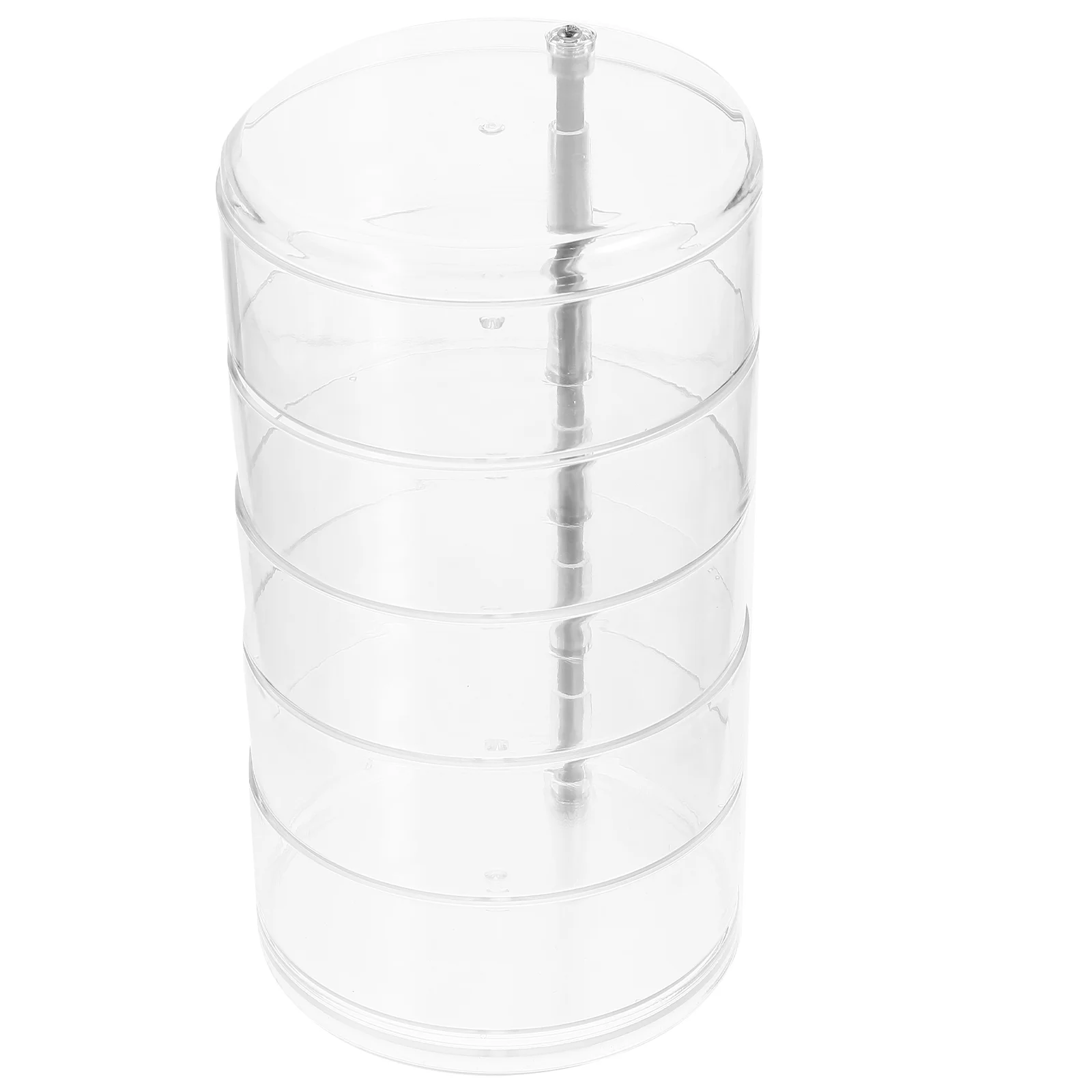 

Rotating Jewelry Organizer Box Multi-layer Jewelry Holder for Earrings Ring