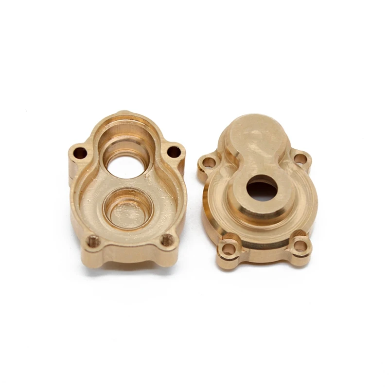 

2Pcs Brass Front Rear Outer Portal Drive Housing Cover For YK4102 YK4103 YK4082 Yikong RC Crawler Upgrade Parts