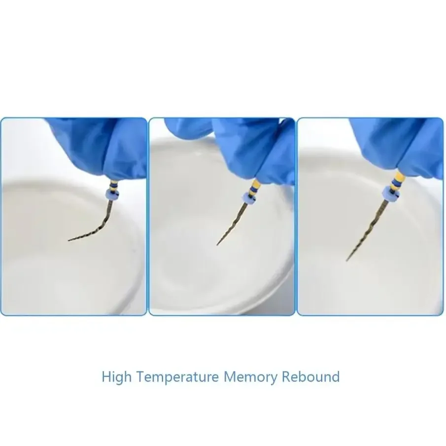 AG 6 шт. стоматологические эндодонтические файлы золотой эндодонтический