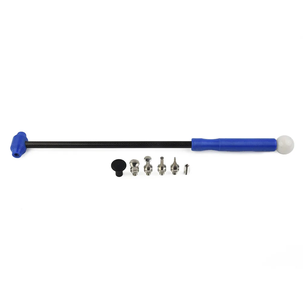 1 Set Titanium Alloy Tapper Hammer With Carbon Fiber Handle M8 Car Dent Repair Tools Protect The Paint Automobile Accessories